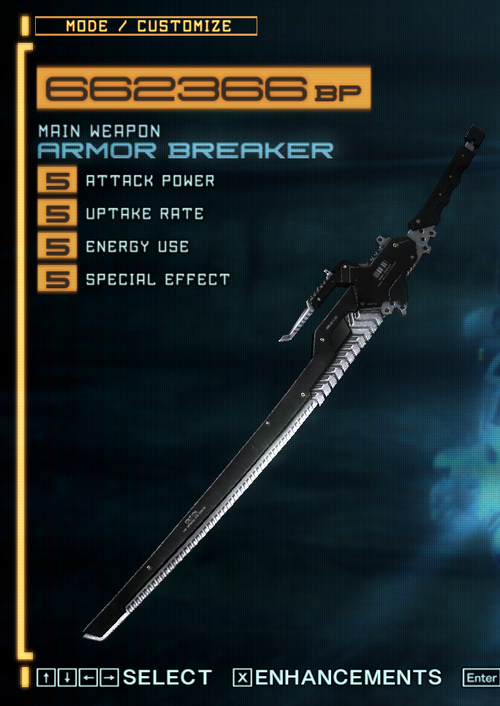 metal gear rising main weapons