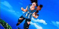 Uub Niño vs Goku