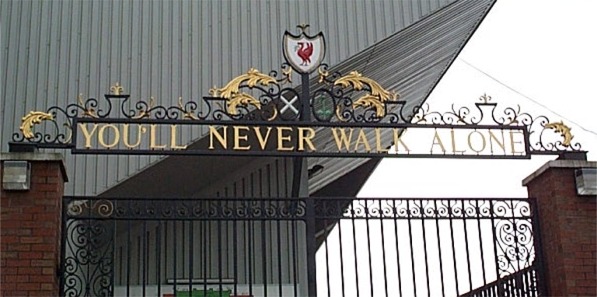 Entrance to Liverpool FC ground