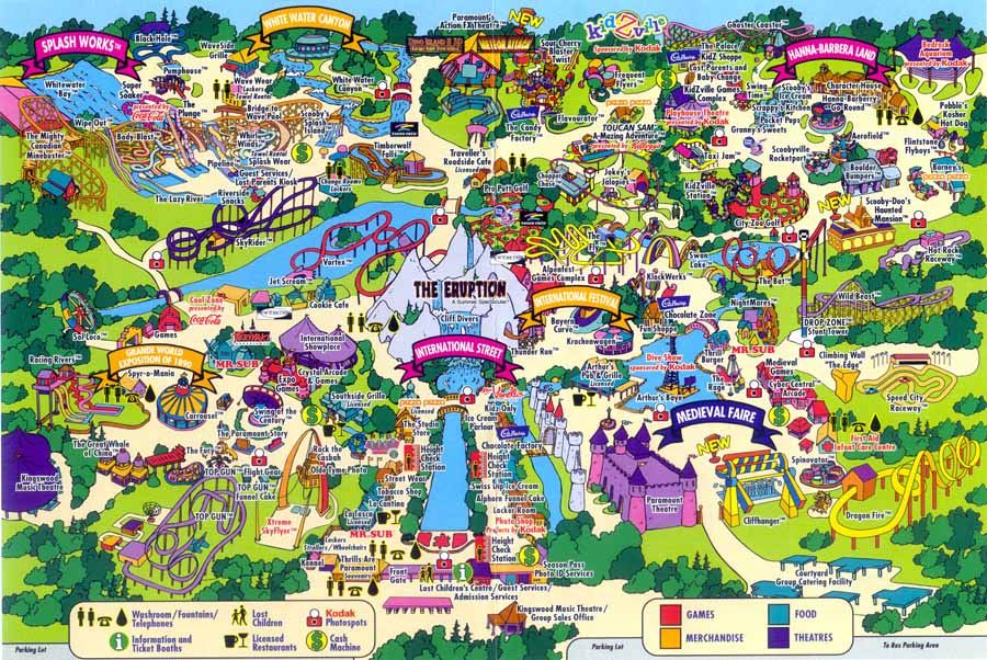 Park maps - Canada's Wonderland Wiki