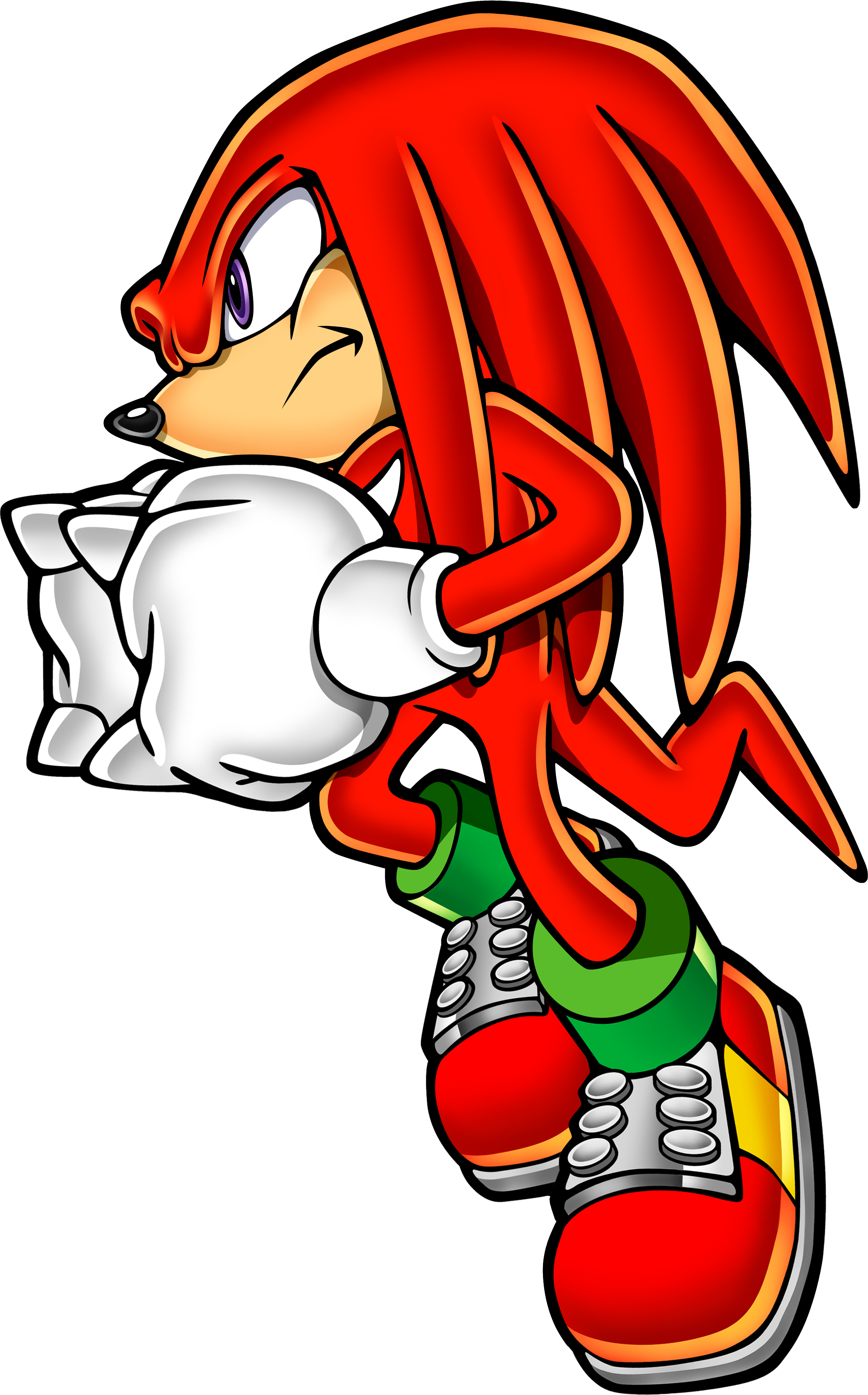 Image - Sonic Art Assets DVD - Knuckles - 1.png - Sonic News Network ...