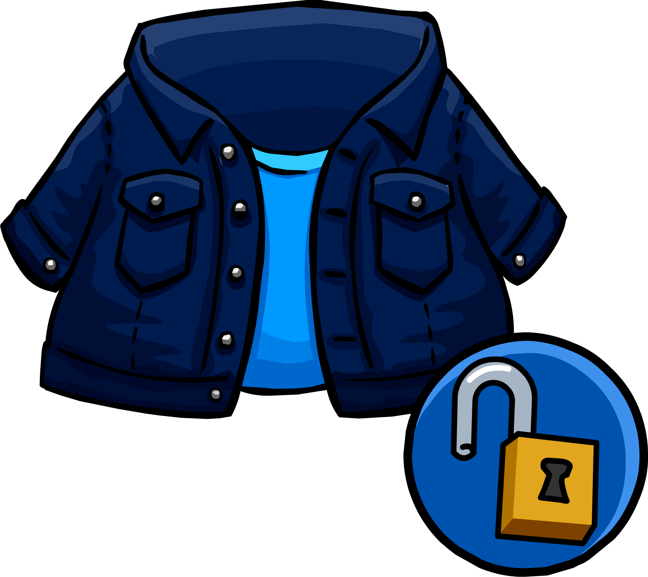 Dark Denim Jacket - Club Penguin Wiki - The free, editable encyclopedia ...