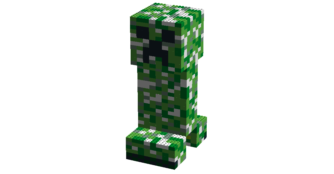 Custom:Creeper Super-Build - Brickipedia, the LEGO Wiki