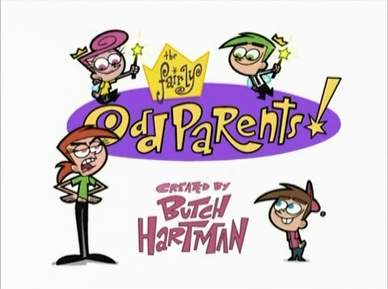 spongebob title cards fairly oddparents style