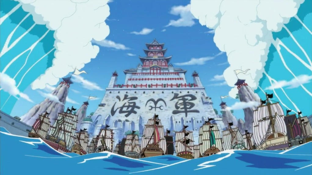 One piece barbe blanche vs marine ford #10