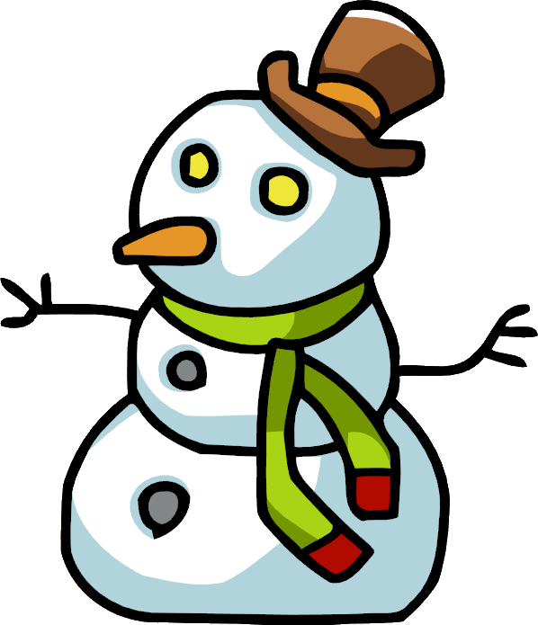 Snowman - Scribblenauts Wiki