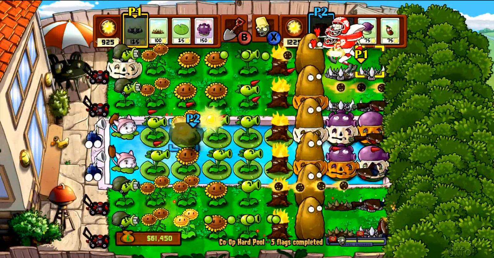 Включи полли зомби. Растения против зомби бассейн. Plants vs Zombies локация бассейн. Plants vs Zombies бассейн. Растения против зомби задний двор.