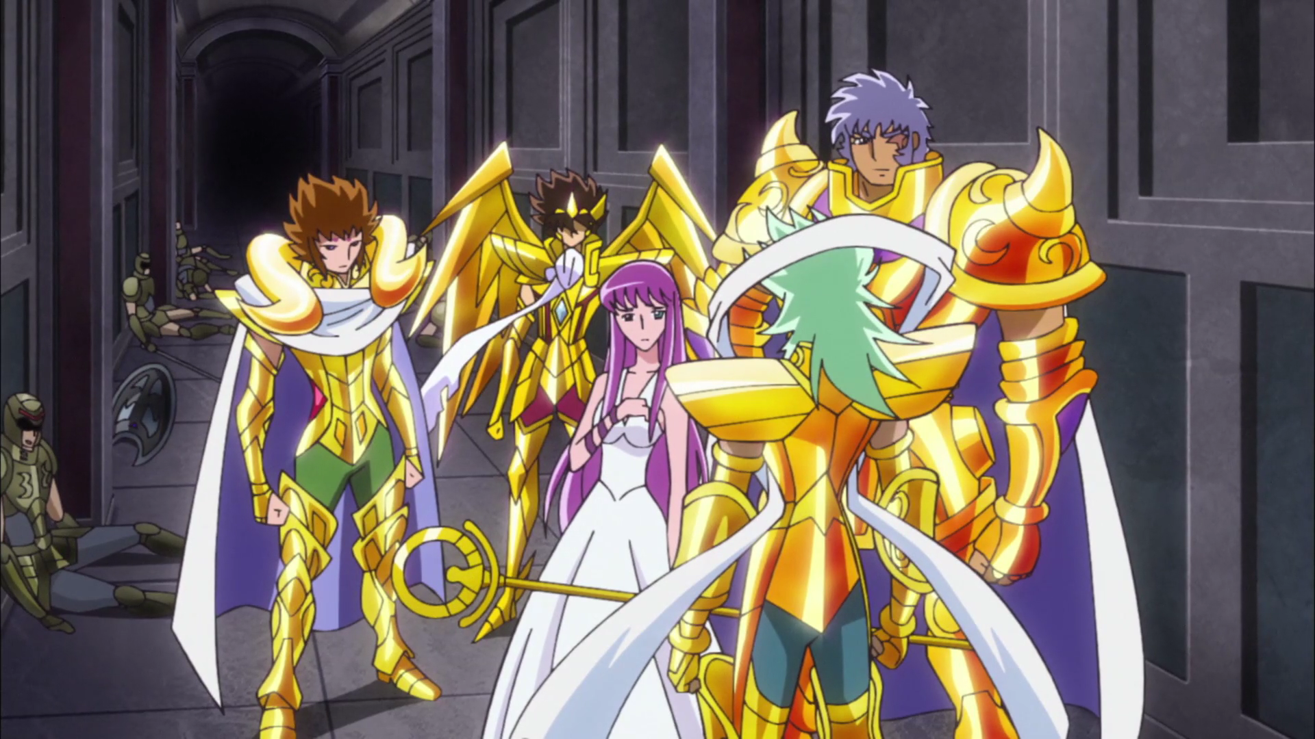 The Approaching Shadow! The Gold Saints Protecting Athena! - Seiyapedia